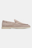 Beige suède loafers