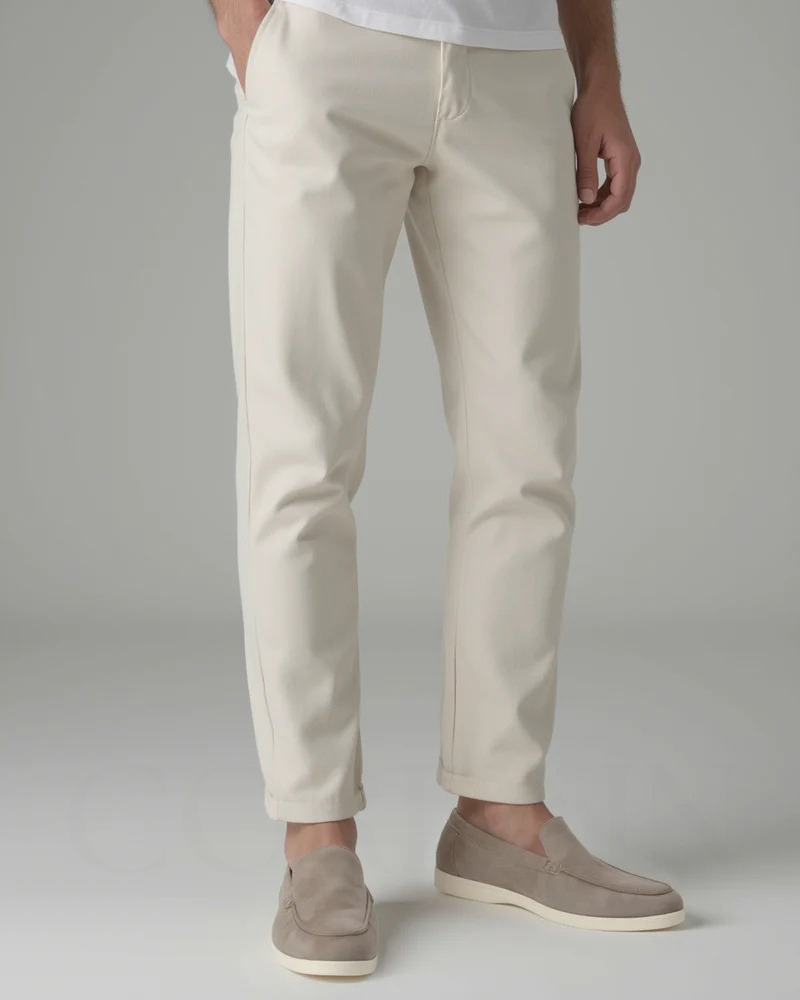 Beige suède loafers