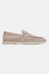 Beige suède loafers
