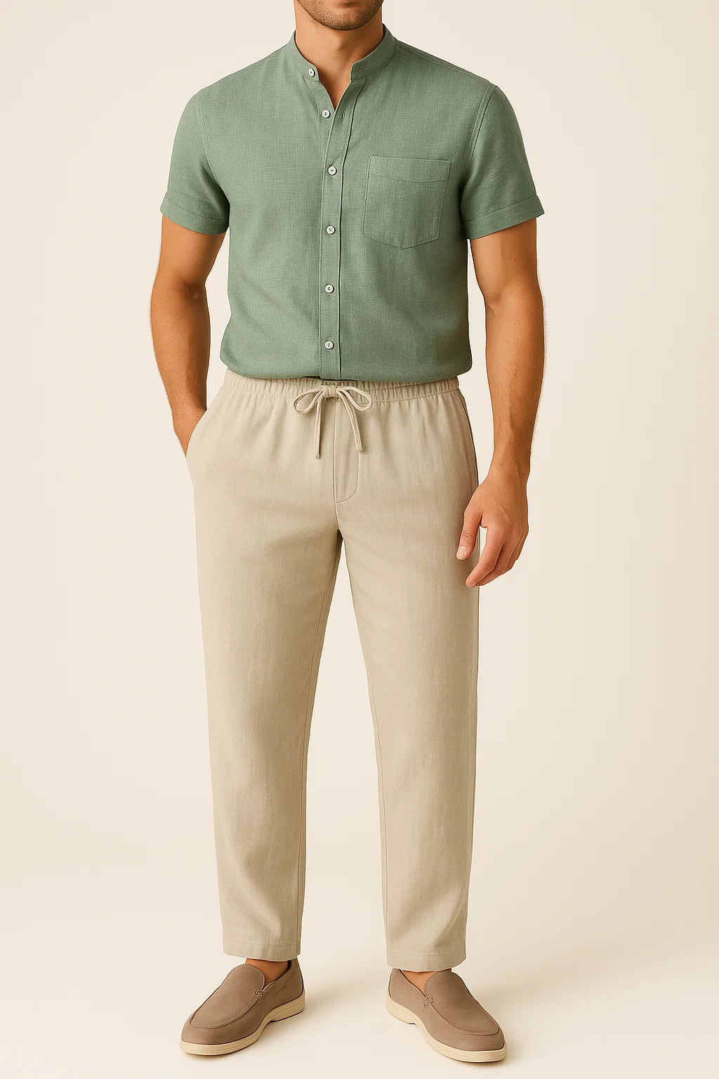 Coast Linnen Broek - Beige